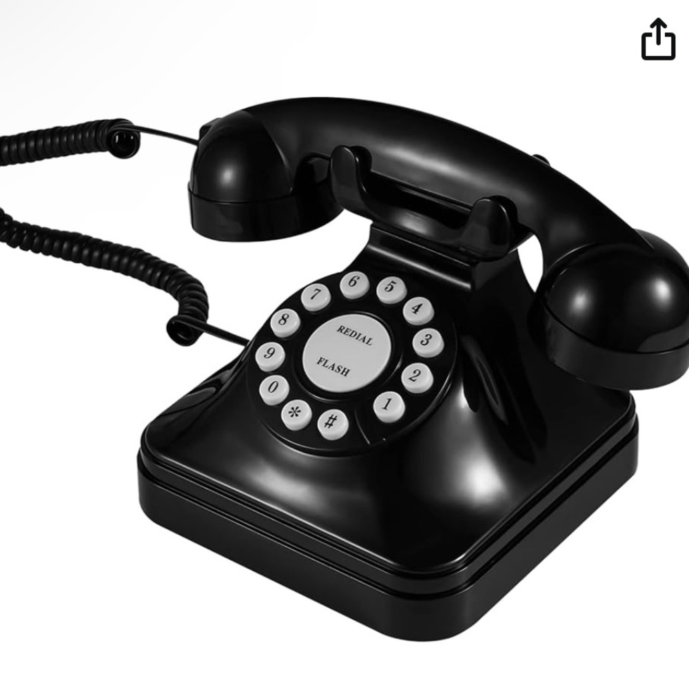 Retro rotary phone